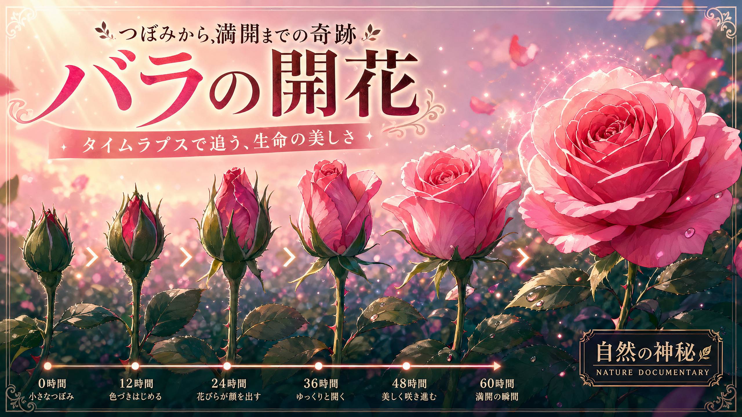 玩物社区植物视频-花朵绽放延时视频